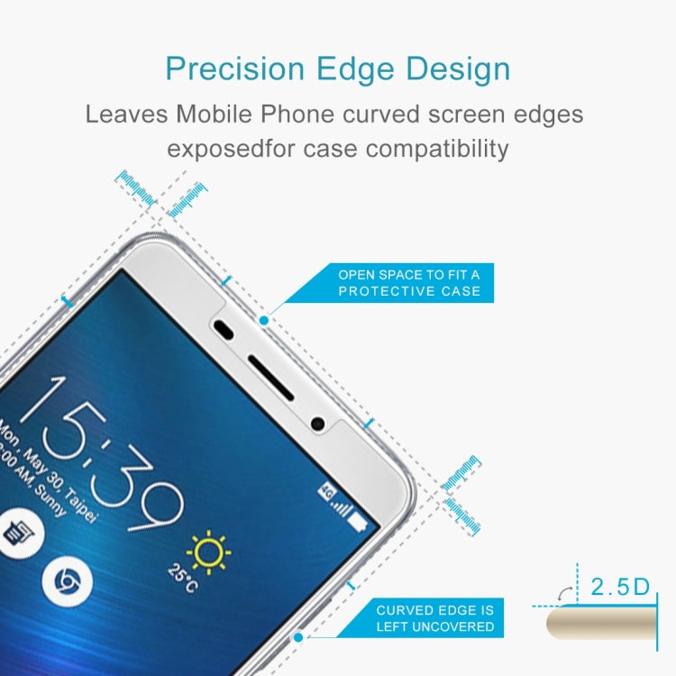 10 PCS 0.26mm 9H 2.5D Tempered Glass Film for Asus Zenfone 3 Laser ZC551KL