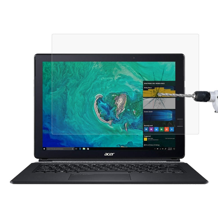 Laptop Screen HD Tempered Glass Protective Film for Acer Switch 7 Laptop Black Edition - SW713-51GNP-879G 13.3 inch