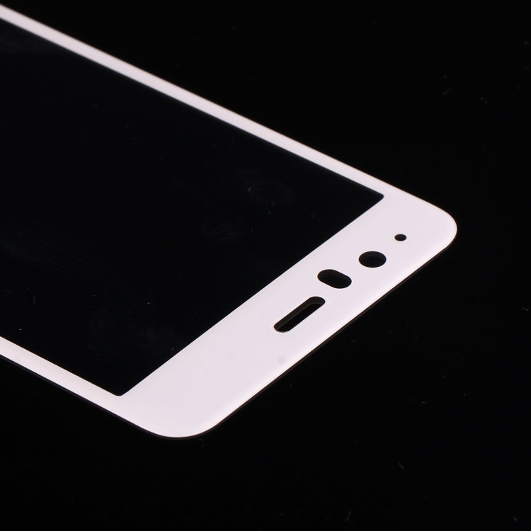 For Huawei P10 Plus 0.3mm 9H Surface Hardness 3D Curved Silk-screen Full Screen Tempered Glass Screen Protector (White)