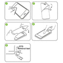 For Huawei P10 Plus 0.3mm 9H Surface Hardness 3D Curved Silk-screen Full Screen Tempered Glass Screen Protector (White)