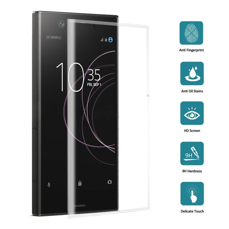For Sony Xperia XZ1 Compact 0.26mm 9H Surface Hardness 3D Full Screen Tempered Glass Screen Protector(Transparent)