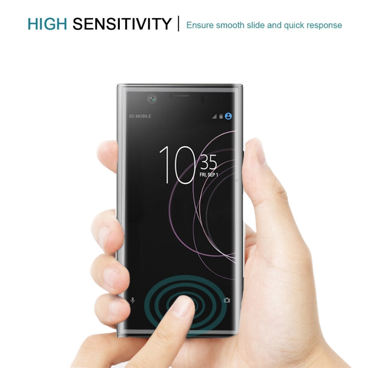 For Sony Xperia XZ1 Compact 0.26mm 9H Surface Hardness 3D Full Screen Tempered Glass Screen Protector(Transparent)