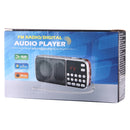 Y-501 Portable Hi-Fi FM AM Radio Speaker, Rechargeable Li-ion Battery, LED Light, Support Micro TF Card / USB / MP3 Player
