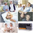 Y-501 Portable Hi-Fi FM AM Radio Speaker, Rechargeable Li-ion Battery, LED Light, Support Micro TF Card / USB / MP3 Player