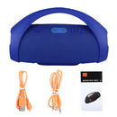BOOMS BOX MINI E10 Splash-proof Portable Bluetooth V3.0 Stereo Speaker with Handle, for iPhone, Samsung, HTC, Sony and other Smartphones (Blue)