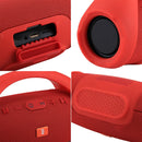 BOOMS BOX MINI E10 Splash-proof Portable Bluetooth V3.0 Stereo Speaker with Handle, for iPhone, Samsung, HTC, Sony and other Smartphones (Red)