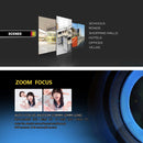 COTIER TV-657H2/IP MF POE 2MP(1080P) Manual Focus 4 X Zoom 2.8-12MM Lens POE IP Camera Video Surveillance(White)