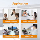 ESCAM PVR006 HD 1080P USB2.0 HD Webcam with Microphone for PC