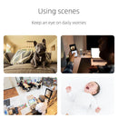 IMILAB 019 WiFi Smart Home Security IP Camera Baby Monitor, EU Plug(White)