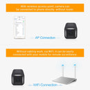 ESCAM G18 1080P Full HD Rechargeable Battery WiFi IP Camera, Support Night Vision / PIR Motion Detection / TF Card / Two Way Audio (Black)
