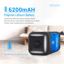 ESCAM G20 4G EU Version 1080P Full HD Rechargeable Battery WiFi IP Camera, Support Night Vision / PIR Motion Detection / TF Card / Two Way Audio(Black)