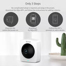 Original Xiaomi Youpin XiaoVV 1080P 2 Million Pixel Smart Panoramic Camera, Support Infrared Night Vision & AI Humanoid Detection & Voice Intercom & 128GB Micro SD Card, US Plug(White)