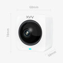 Original Xiaomi Youpin XiaoVV 1080P 2 Million Pixel Smart Panoramic Camera, Support Infrared Night Vision & AI Humanoid Detection & Voice Intercom & 128GB Micro SD Card, US Plug(White)