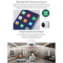 Original Xiaomi Youpin XiaoVV 1080P 2 Million Pixel Smart Panoramic Camera, Support Infrared Night Vision & AI Humanoid Detection & Voice Intercom & 128GB Micro SD Card, US Plug(White)