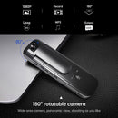 009 1080P 180 Degree Rotatable Lens Portable Recording Camera Video Recorder with Display, Support Loop Recording & MP3 & 8-64GB TF Card