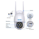 ESCAM PT202 HD 1080P PAN / Tilt / Zoom AI Humanoid Detection WiFi IP Camera, Support Night Vision / TF Card / Two-way Audio(EU Plug)