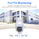 ESCAM PT202 HD 1080P PAN / Tilt / Zoom AI Humanoid Detection WiFi IP Camera, Support Night Vision / TF Card / Two-way Audio(US Plug)