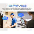 ESCAM PT202 HD 1080P PAN / Tilt / Zoom AI Humanoid Detection WiFi IP Camera, Support Night Vision / TF Card / Two-way Audio(US Plug)