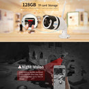 ESCAM QD109 HD 1080P PAN / Tilt / AI Humanoid Detection WiFi IP Camera, Support Night Vision / TF Card / Two-way Audio(US Plug)
