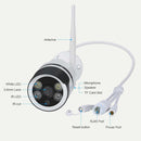 ESCAM QD109 HD 1080P PAN / Tilt / AI Humanoid Detection WiFi IP Camera, Support Night Vision / TF Card / Two-way Audio(US Plug)