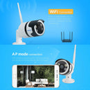 ESCAM QD109 HD 1080P PAN / Tilt / AI Humanoid Detection WiFi IP Camera, Support Night Vision / TF Card / Two-way Audio(EU Plug)
