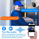 Tuya QX45 1080P Full HD IP65 Waterproof 2.4G Wireless IP Camera, Support Motion Detection & Two-way Audio & Night Vision & TF Card, US Plug