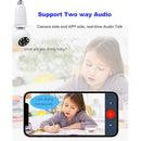 DP20 360 Degrees Rotation 2.0 Million Pixels Wireless Bulb Shape Camera, Support Motion Detection & Infrared Night Vision & Two-way Audio & TF Card(White)