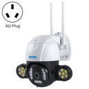 ESCAM QF233 3.0 Million Pixels Smart WiFi IP Camera, Support Auto Tracking & Night Vision & Two Way Audio & TF Card & Onvif, AU Plug