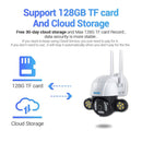 ESCAM QF233 3.0 Million Pixels Smart WiFi IP Camera, Support Auto Tracking & Night Vision & Two Way Audio & TF Card & Onvif, AU Plug
