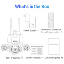 ESCAM QF233 3.0 Million Pixels Smart WiFi IP Camera, Support Auto Tracking & Night Vision & Two Way Audio & TF Card & Onvif, UK Plug
