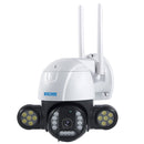 ESCAM QF233 3.0 Million Pixels Smart WiFi IP Camera, Support Auto Tracking & Night Vision & Two Way Audio & TF Card & Onvif, UK Plug