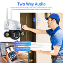 ESCAM QF233 3.0 Million Pixels Smart WiFi IP Camera, Support Auto Tracking & Night Vision & Two Way Audio & TF Card & Onvif, AU Plug