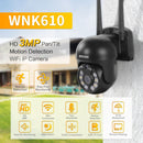 ESCAM WNK610 3.0 Million Pixels Wireless Dome IP Camera, Support Motion Detection & Two-way Audio & Full-color Night Vision & TF Card, US Plug