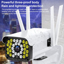 Difang DF-36Q Outdoor HD Surveillance IP Camera, Support Voice Intercom & Night Vision & Human Figure Detection & TF Card, WiFi + HD PTZ Rotation, EU Plug