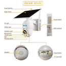 ESCAM QF450 HD 1080P 4G EU Version Solar Powered IP Camera with 128G Memory, Support Two-way Audio & PIR Motion Detection & Night Vision & TF Card