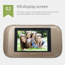 N07 3.5 inch Night Vision Camera Video Motion Detection Cat Eye Doorbell (Gold)