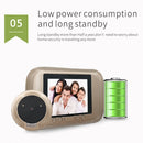 N07 3.5 inch Night Vision Camera Video Motion Detection Cat Eye Doorbell (Black)