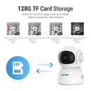 ESCAM PT201 HD 1080P Dual-band WiFi IP Camera, Support Night Vision / Motion Detection / Auto Tracking / TF Card / Two-way Audio, US Plug