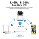 ESCAM PT201 HD 1080P Dual-band WiFi IP Camera, Support Night Vision / Motion Detection / Auto Tracking / TF Card / Two-way Audio, AU Plug