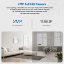 DP17 2.0 Million Pixels Single Light Source Smart Dual-band WiFi 1080P HD Outdoor Network Light Bulb Camera, Support Infrared Night Vision & Two-way Audio & Motion Detection & TF Card