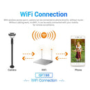 ESCAM QF190 2 in 1 Solar Charging Garden Light PIR Human Body Detection WiFi Camera