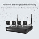 H105 1080P HD 4-ways Wiring-free Wireless Camera NVR Kit