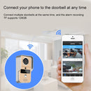 W02 WiFi Remote Control Unlocking Infrared Sensor Electronic Peephole Smart Doorbell Welcome Device