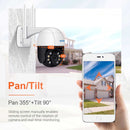 ESCAM QF218 1080P Pan / Tilt AI Humanoid Detection IP66 Waterproof WiFi IP Camera, Support ONVIF / Night Vision / TF Card / Two-way Audio, AU Plug