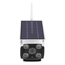 ESCAM QF260 1080P Solar Panel IP66 Waterproof WiFi IP Camera, Support Motion Detection / Night Vision / TF Card / Two-way Audio (White)