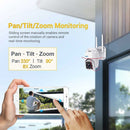 ESCAM QF288 HD 3MP PAN / Tilt / Zoom AI Humanoid Detection WiFi IP Camera, Support Night Vision / TF Card / Two-way Audio, EU Plug