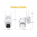 ESCAM QF288 HD 3MP PAN / Tilt / Zoom AI Humanoid Detection WiFi IP Camera, Support Night Vision / TF Card / Two-way Audio, EU Plug