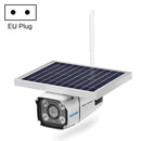 ESCAM QF460 HD 1080P IP67 Waterproof 4G Solar Panel WiFi IP Camera, Support Night Vision / TF Card, EU Plug
