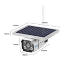 ESCAM QF460 HD 1080P IP67 Waterproof 4G Solar Panel WiFi IP Camera, Support Night Vision / TF Card, EU Plug