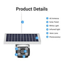 ESCAM QF460 HD 1080P IP67 Waterproof 4G Solar Panel WiFi IP Camera, Support Night Vision / TF Card, EU Plug